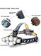 Generic USB Rechargeable Head Light With 8 Modes For Outdoor