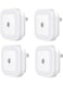 Generic UK Plug 4 Pack Baby Plug-In LED Night Light With Dusk-To-Dawn Sensor For Bedroom Bathroom Kitchen Hallway Stairs Daylight