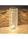 Generic Rechargeable Crystal Table Lamp With 3 Colors Touch Control