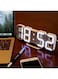 Generic 3D LED Digital Wall Clock Table Desktop Alarm Clock Nightlight For Home Living Room Office