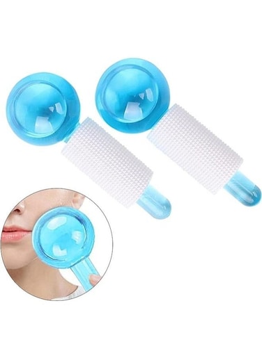 Generic 2 Pieces Beauty Ball Massage Roller For Facial Neck Skin Care
