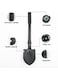 Generic Mini Foldable Gardening Shovel With Hoe And Compass