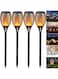 Generic 4 Pieces Solar Garden Torches Flame Light For Outdoor Use 33 LED Solar Lights With Flame Effect IP65 Waterproof Garden Lights For Gardens, Lawn, Pathway, Yard, Driveway