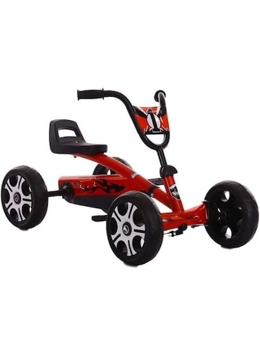 Generic Four-wheeled Kart Baby Stroller Toy Racing Steering Wheel Design Seat