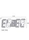 Generic 3D Electric Nightlight Alarm Clock For Modern Home Decoration