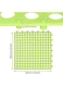 Generic 8 Pieces Non-Slip Shower Mat Bathroom Square PVC Bathmats For Kitchen And Toilet