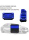Generic 1 Set Aluminum Alloy Non-Slip Pedal And Sport Brake Pedal Pads