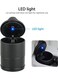Generic Auto Travel Ash Holder With Blue LED Indicator And Mini Trash Bin For Car