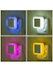 Generic 4 Pieces Multicolour Plug-In LED Night Lights