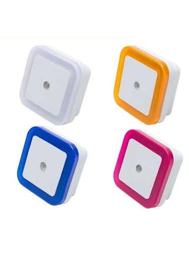 Generic 4 Pieces Multicolour Plug-In LED Night Lights