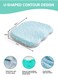 Generic Gel Seat Cushion With 3D Octagonal Honeycomb And dense Ring Design, Cooling Seat Cushion For Desk Home Car Wheelchair, Sciatica Tailbone And Back Pain Relief
