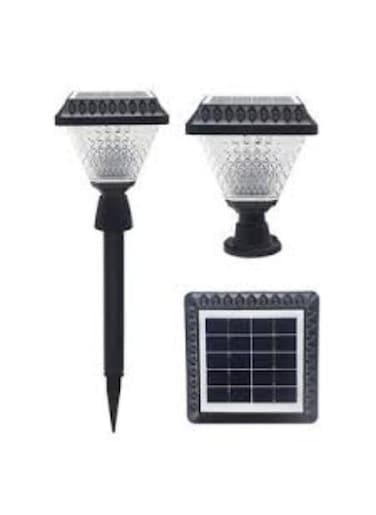 Generic 2-In-1 Solar Lights For Outdoor With Dusk To Dawn Auto On/Off, Waterproof Solar Post Lights, Warm/Cold Adjustable, Post Mounted Or Ground
