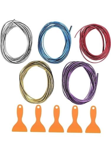 Generic 5 Pieces Decoration trim Car interior strips For Car