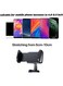 Generic Rear View Mirror Car Mount Phone Holder Stand With 270&deg; Swivel And Adjustable Clips