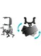 Generic Rear View Mirror Car Mount Phone Holder Stand With 270&deg; Swivel And Adjustable Clips