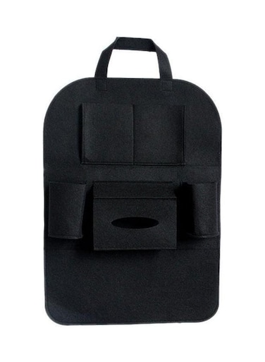 Generic Pu Leather Car Seat Organizer Holder Multi Storage Bag