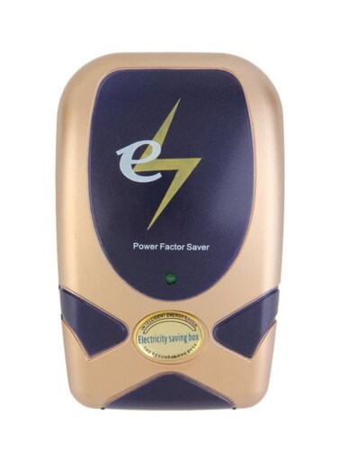 Generic Electric Energy Power Factor Saver Rose Gold/Blue 6.5x10.3x8.5cm