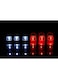 Generic 4 Pieces Waterproof Battery Powered Front Headlight And Rear LED Bicycle Light