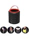 Generic Car Garbage Can With Lid, Small Foldable Car Trash Bin For Car Interior Outdoor Camping Fishing