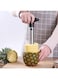 Generic Pineapple Cutter Corer Slicer Peeler Stainless Steel Slicer Stem Remover Cutter Tool All-In-one Kitchen Gadget