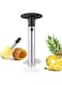 Generic Pineapple Cutter Corer Slicer Peeler Stainless Steel Slicer Stem Remover Cutter Tool All-In-one Kitchen Gadget