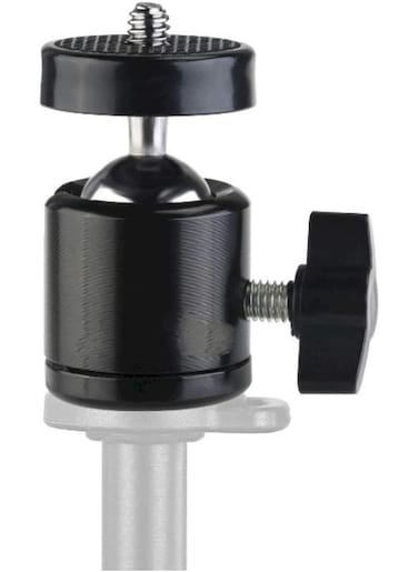 Generic 360 Degree Aluminum Alloy Body Rotating Swivel Mini Tripod Ball Head With 1/4" Screw Thread Base Mount