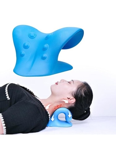 Generic Neck And Shoulder Relaxer, Cervical Traction Device, Neck Stretcher For TMJ Pain Relief