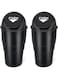 Generic 2 Pieces Car Garbage Can With Lid, Leakproof Vehicle Automotive Cup Holder Car Trash Can
