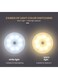 Generic 2 Pieces 2-In-1 Color LED Night Light USB Rechargeable Energy-saving Intelligent Body Induction Lamp For Bedroom Washroom Stairs