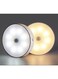 Generic 2 Pieces 2-In-1 Color LED Night Light USB Rechargeable Energy-saving Intelligent Body Induction Lamp For Bedroom Washroom Stairs
