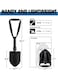 Generic Foldable Shovel With Saw Edge For Gardening Tool