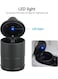 Generic Auto Travel Ash Holder With Blue LED Indicator And Mini Trash Bin For Car