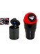 Generic Auto Travel Ash Holder With Blue LED Indicator And Mini Trash Bin For Car