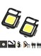 Generic 2 Pieces Mini Pocket Light With Folding Bracket Bottle Opener And Magnet Base For Fishing Walking Camping