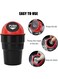Generic 2 Pieces Mini Car Trash Can Cup Holder Automotive Garbage
