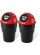 Generic 2 Pieces Mini Car Trash Can Cup Holder Automotive Garbage