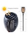 Generic Solar Powered Driveway Path Lighting Flickering Flame Garden Lamp Outdoor Waterproof IP65