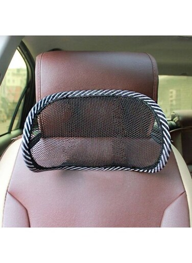 Generic Car Mesh Pillow Headrest Mini Net Backrest Seat Breathable And Cool Neck Pillow Auto Interior Accessories