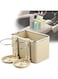 Generic Car Center Console Seat Organizer Car Storage Box For Water Cup Tissue Paper Cellphones Keys Storage