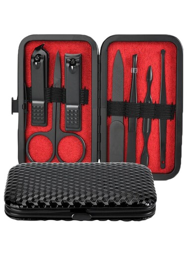 Generic Manicure Tool Set Black