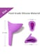 Generic 3 Pieces Outdoor Camping Soft Silicone Urination Device Stand Up And Pee Female Urinal Toilet Design Female Urinal Travel