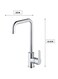 Generic Kitchen Faucets Commercial Modern Stainless Steel hot And Cold Sink Faucet Anti Function Folding Rotating Window Faucet
