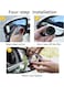 Generic 2 Pieces Wide Angle Blinder Spot Looking Glass Car 360&deg; Rotating Convex Rear View Mirrors For SUV Trucks Motorcycles