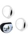 Generic 2 Pieces Wide Angle Blinder Spot Looking Glass Car 360&deg; Rotating Convex Rear View Mirrors For SUV Trucks Motorcycles