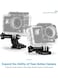 Generic 8-In-1 Accessory Kit compatible With Hero 3 3+ 4 5 6 7 8 9 10 DJI Action Includes Buckle Clip Basic Mount Vertical Surface Quick Mounting J-Hook Buckle Mount Long Thumb Screw