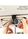 Generic 2 Pieces Sunglasses Holder Clip Hanger Eyeglasses Mount, Double-Ends Clip And 180 Degree Rotational Car Glasses Holder With Ticket Card Clip