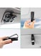 Generic 2 Pieces Sunglasses Holder Clip Hanger Eyeglasses Mount, Double-Ends Clip And 180 Degree Rotational Car Glasses Holder With Ticket Card Clip