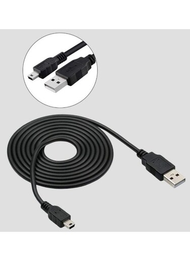 Generic 1M USB Charger Cable Compatible With PlayStation PS3/PS3 Slim SixAxis Controller Charging Cable For Digital Camera Hero3/4 USB Magnetic Ring Data Transfer Cable