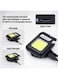 Generic Mini Pocket Light With Folding Bracket Bottle Opener And Magnet Base For Fishing Walking Camping