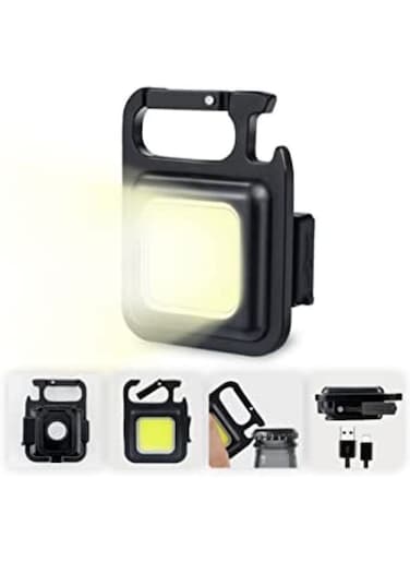 Generic Mini Pocket Light With Folding Bracket Bottle Opener And Magnet Base For Fishing Walking Camping